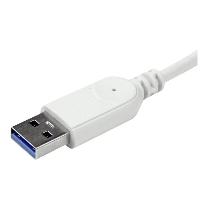 USB Hub StarTech Compact 3.0 with Built-in Cable - Aluminum - Silver - 4 ports