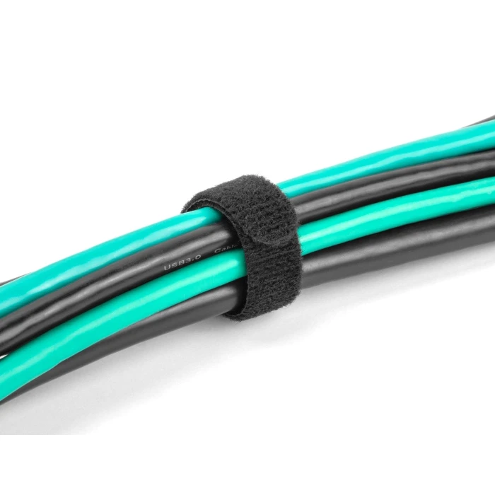 Δεματικά Καλωδίων Delock 19010, velcro, 12x150mm, μαύρα, 10τμχ