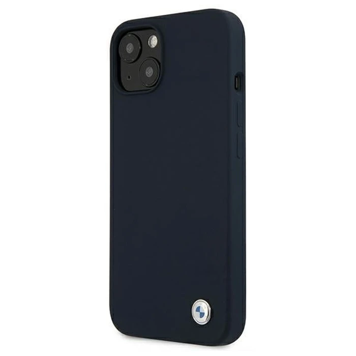 BMW BMHCP13SSILNA Apple iPhone 13 mini navy hardcase Silicone Signature