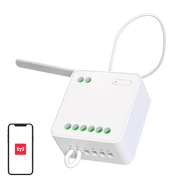 Έξυπνος Ενδιάμεσος Διακόπτης Yeelight Dual Control Module (Λευκό)