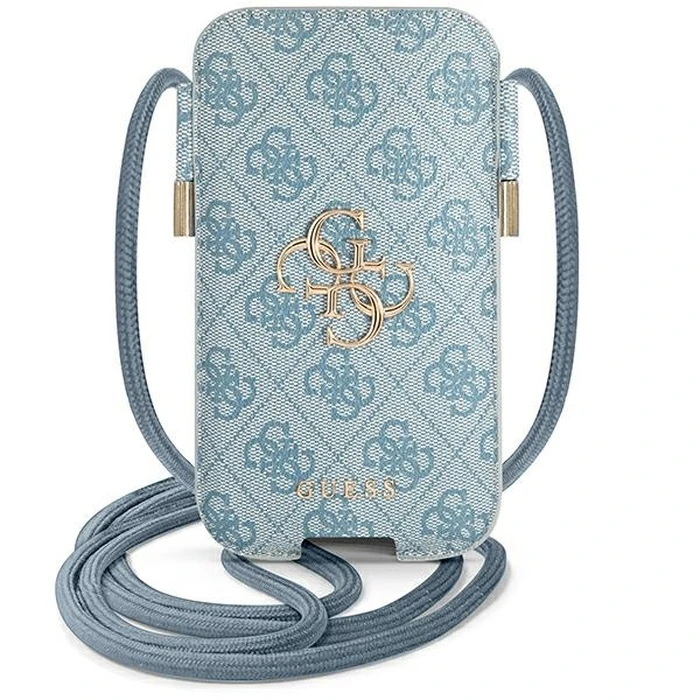 Guess Bag GUPHL4GMGBL 6,7 inch blue hardcase 4G Big Metal Logo
