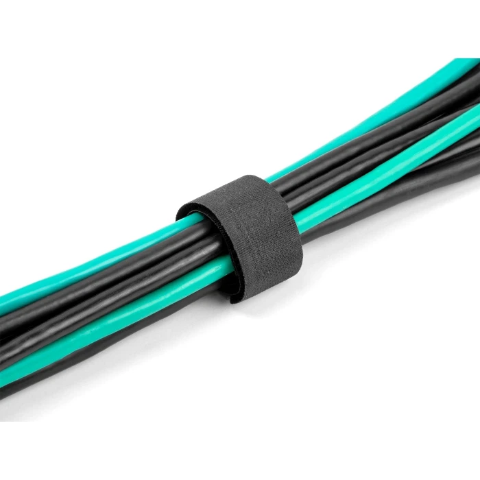 Δεματικά Καλωδίων Delock 19110, velcro, 20x180mm, μαύρα, 10τμχ