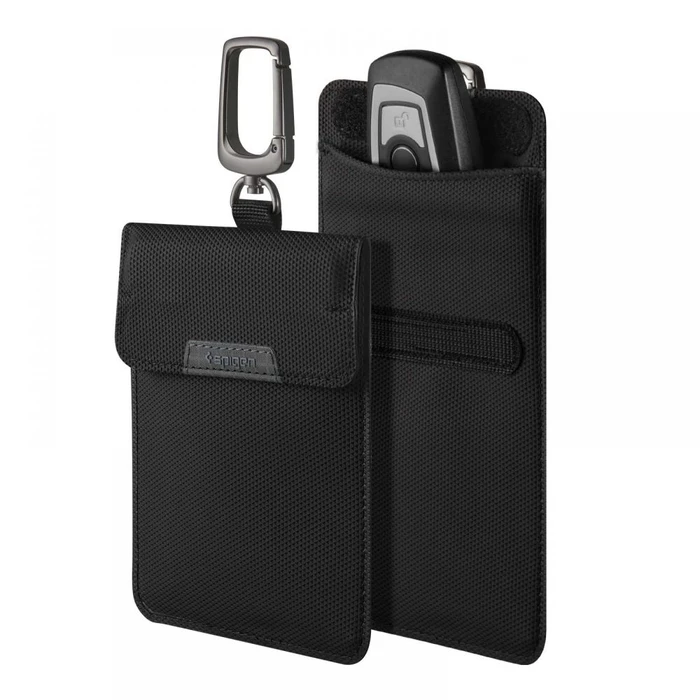 Faraday Cage Spigen Pouch Keyless RFID Signal Blocker Black