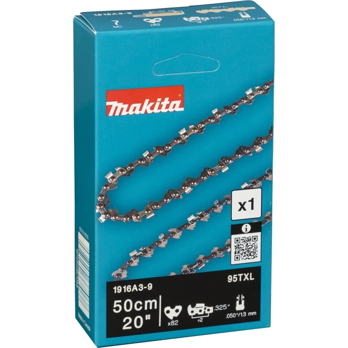 Makita 1916A3-9 Saw Chain 50 cm (20") 95TXL - .325" Pitch, .050" (1.3 mm) Gauge