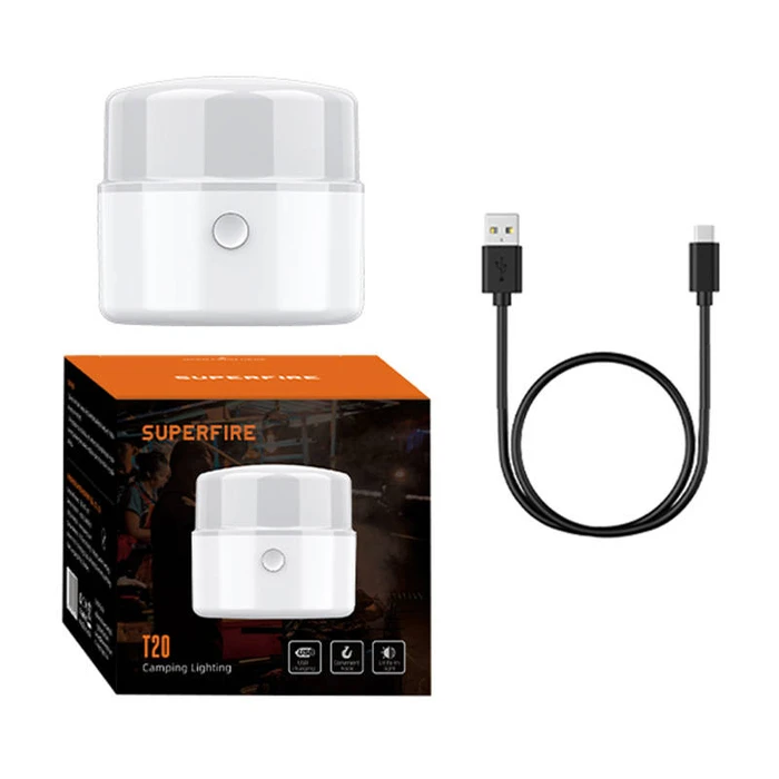 Φωτιστικό κάμπινγκ Superfire T20, 180lm, USB
