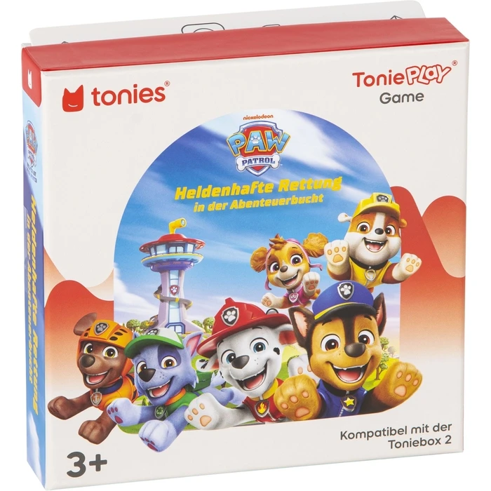 Tonies Musical Toy Toniebox 2 (Pink) with Chase Figure - Paw Patrol