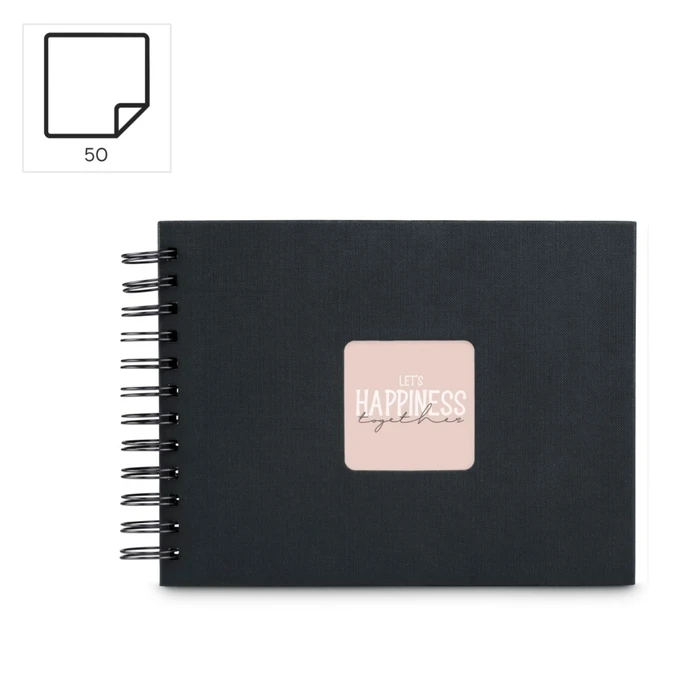 HAMA Fine Art Photo Album Black 9833 24x17 cm