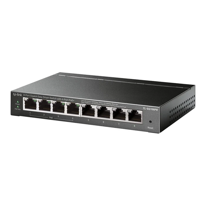 Network Switch 8P TP-Link TL-SG108PE Metall 4x PoE