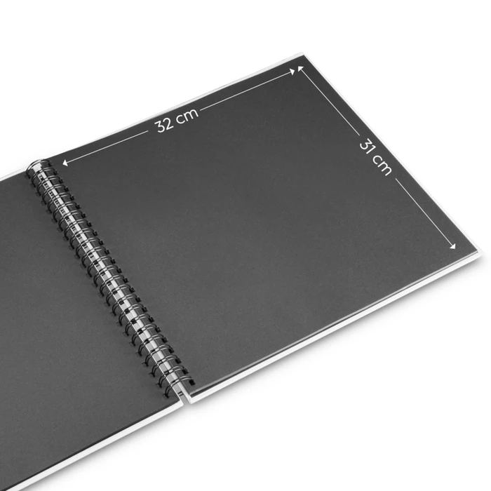 HAMA Fine Art Photo Album Black 36x32 cm