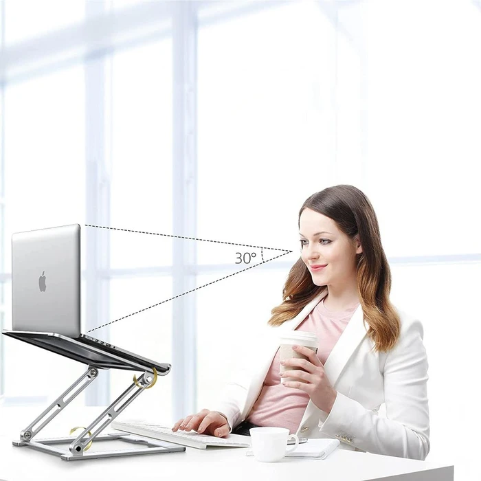 Tech-Protect Prodesk Universal Laptop Stand Silver