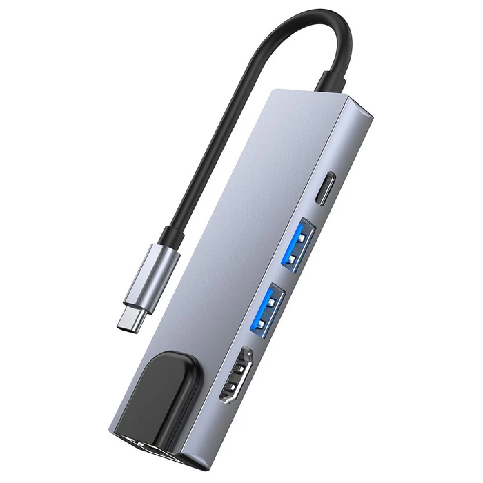 Hub 5in1 Tech-Protect V3 Gray