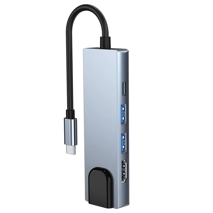 Hub 5in1 Tech-Protect V3 Gray