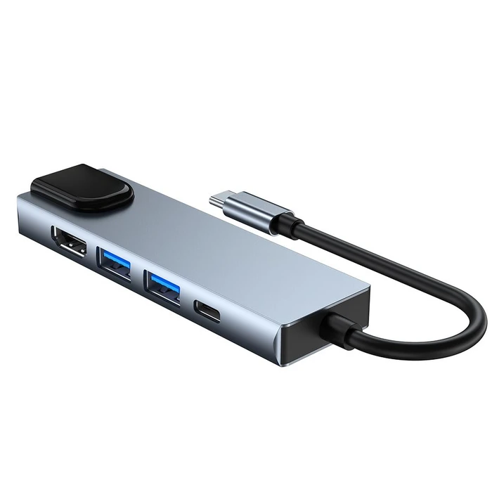 Hub 5in1 Tech-Protect V3 Gray