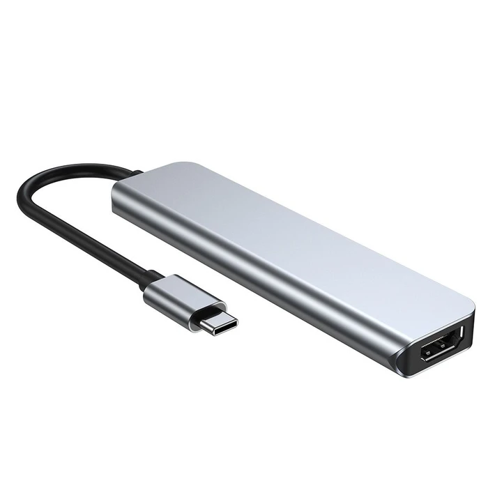 Hub 6in1 Tech-Protect V4 Gray