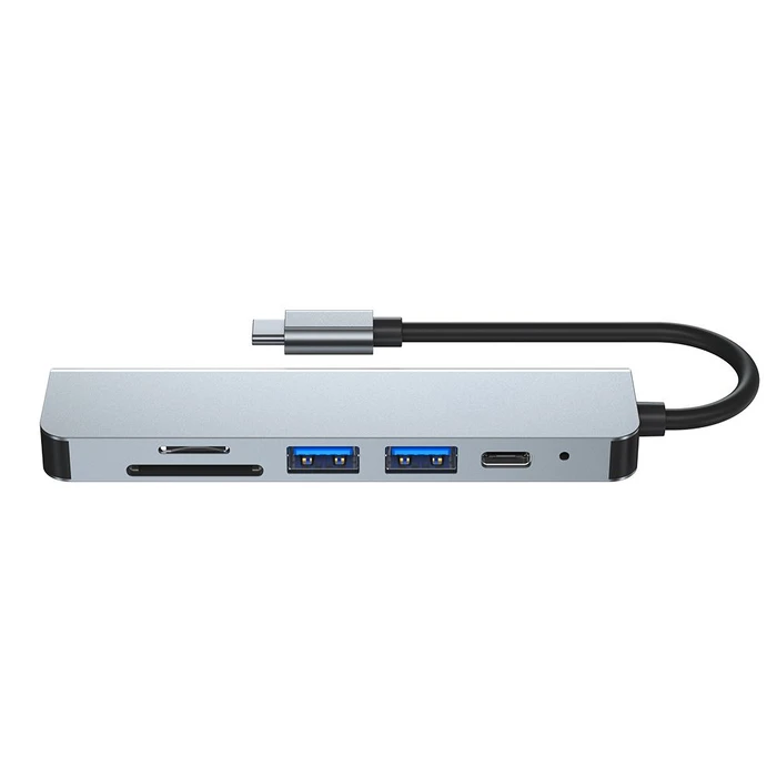 Hub 6in1 Tech-Protect V4 Gray