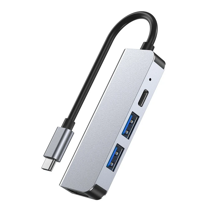 Hub 4in1 Tech-Protect V2 Gray