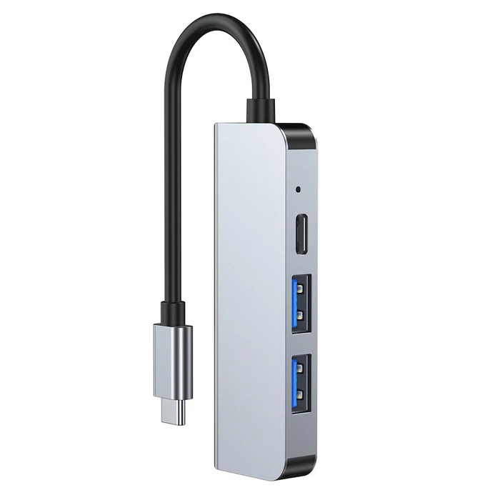 Hub 4in1 Tech-Protect V2 Gray