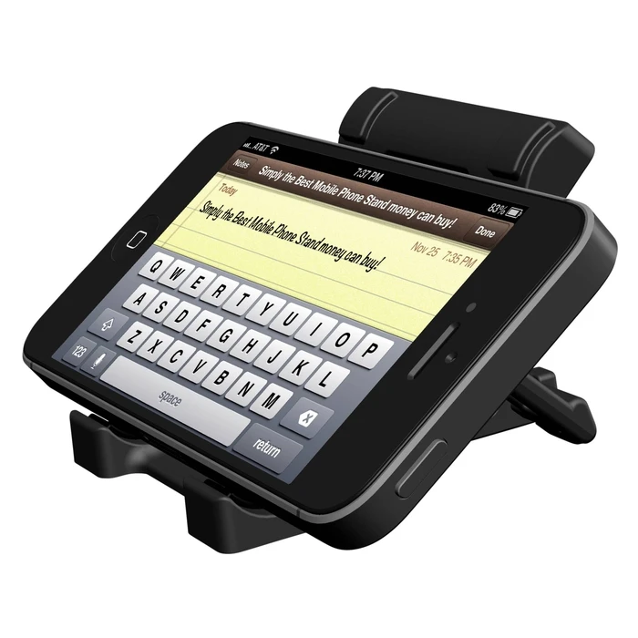 Reflecta TABULA Phone T4 - Desk Stand for Mobile Phone, Black