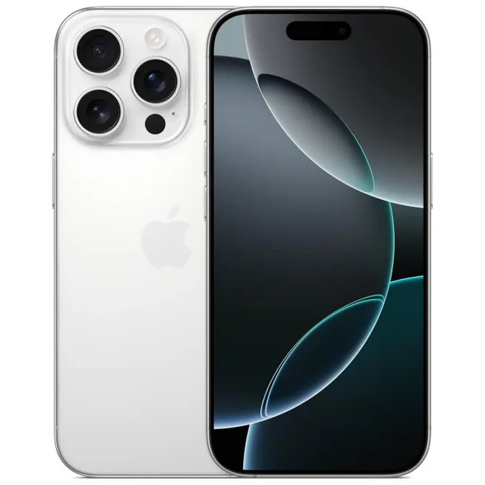 Apple iPhone 16 Pro 256GB White Titanium (Refurbished/CPO) - FYMH3LL/A