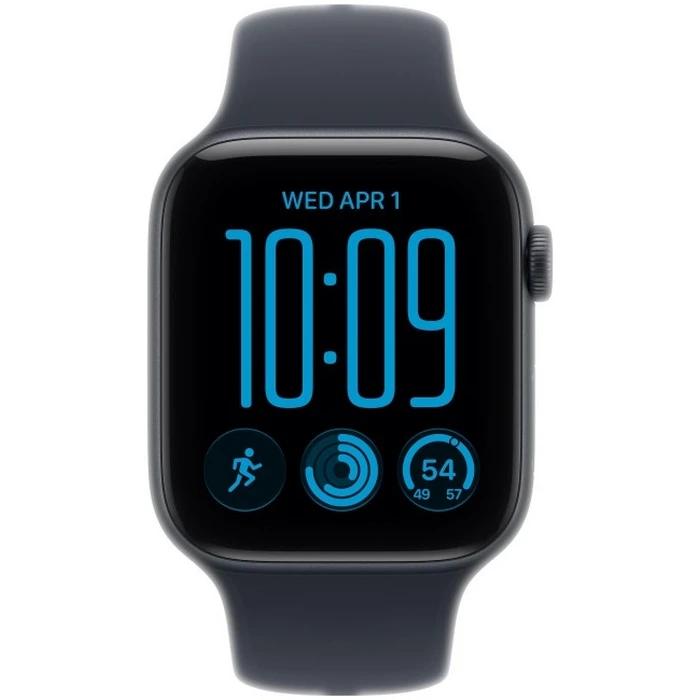 Apple Watch SE 3 GPS 44mm Midnight Κέλυφος Αλουμινίου με Navy Blue Sport Band (S/M)