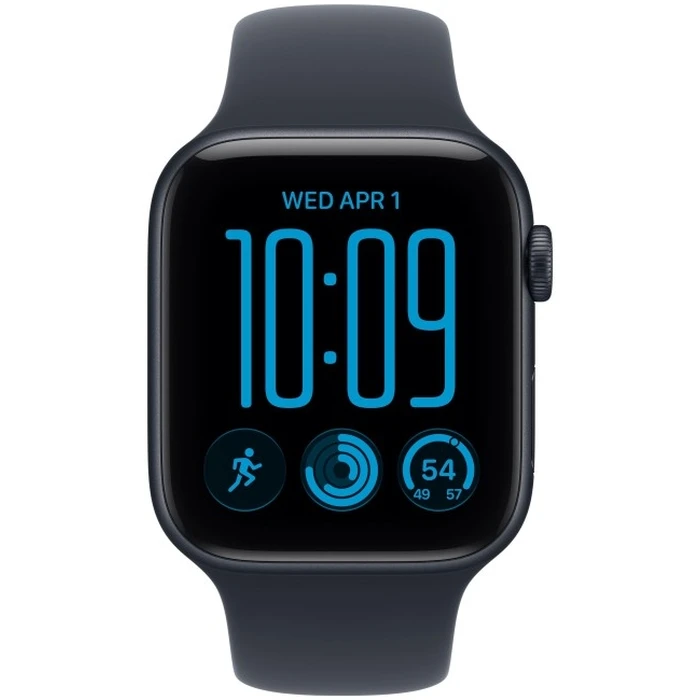 Apple Watch SE 3 GPS + Cellular 44mm Midnight Aluminium με Navy Blue Sport Band (M/L)