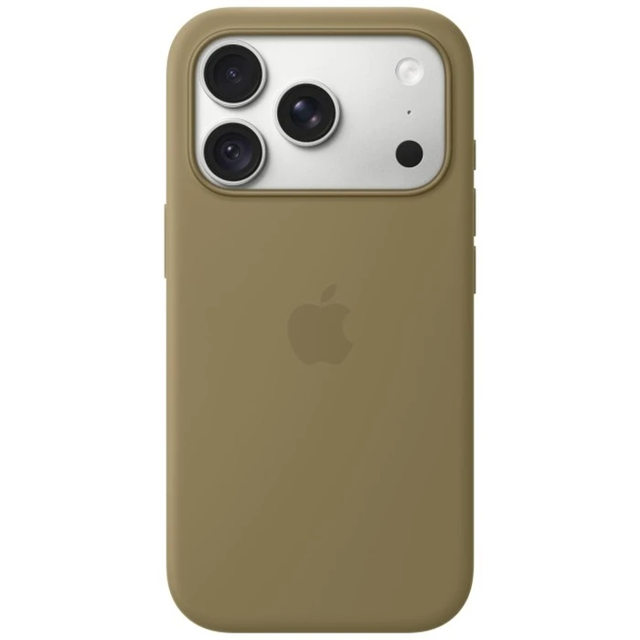 Θήκη Apple Silicone με MagSafe Olive (iPhone 18 Pro)