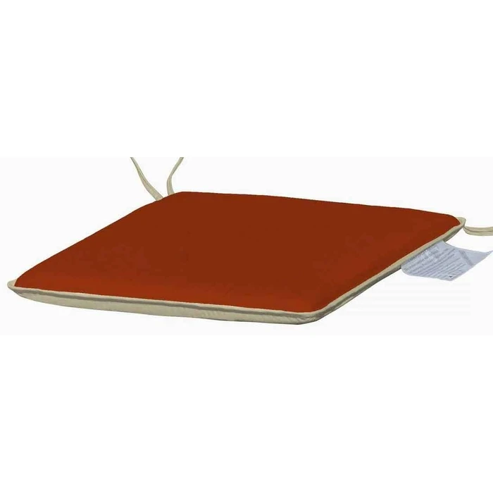 Velco Seat Cushion Orange-Beige Reversible Single-Seat (Double-Sided)