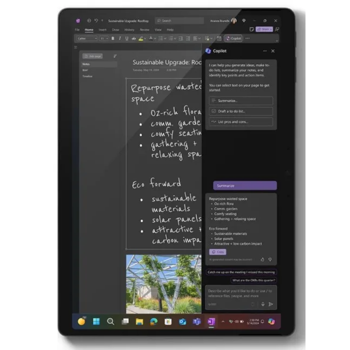 Microsoft Surface Pro 11 Snapdragon X Elite / 13" Οθόνη Αφής / 16GB / 1TB / Windows 11 Pro / Μαύρο (US Keyboard)