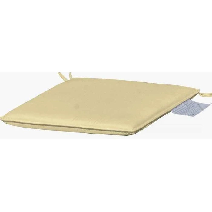 Velco Single-seat Beige (Ekrou) Double-sided Chair Cushion