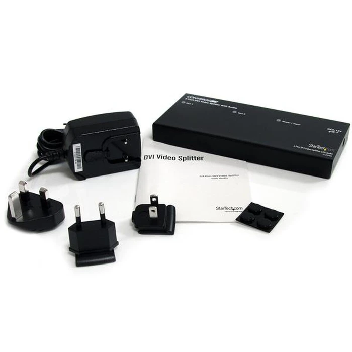 Splitter Startech ST122DVIA Μαύρο