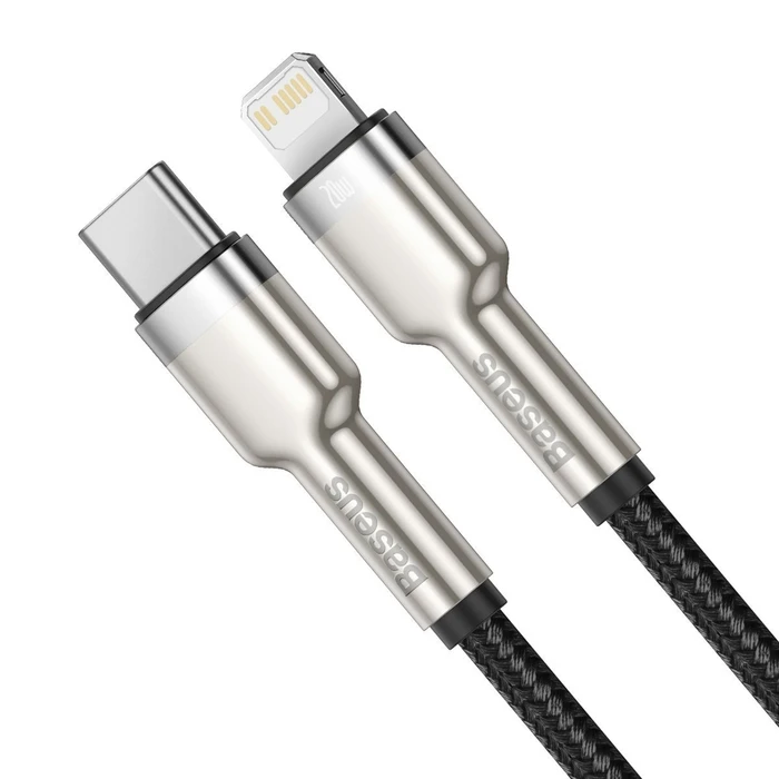 Καλώδιο USB to Lightning Baseus Cafule PD 20W 1m (black)