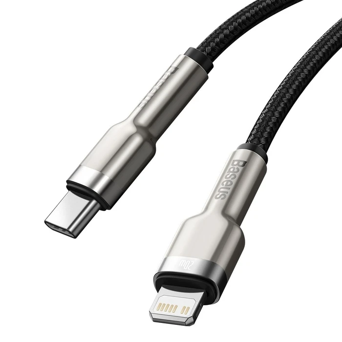 Καλώδιο USB to Lightning Baseus Cafule PD 20W 1m (black)