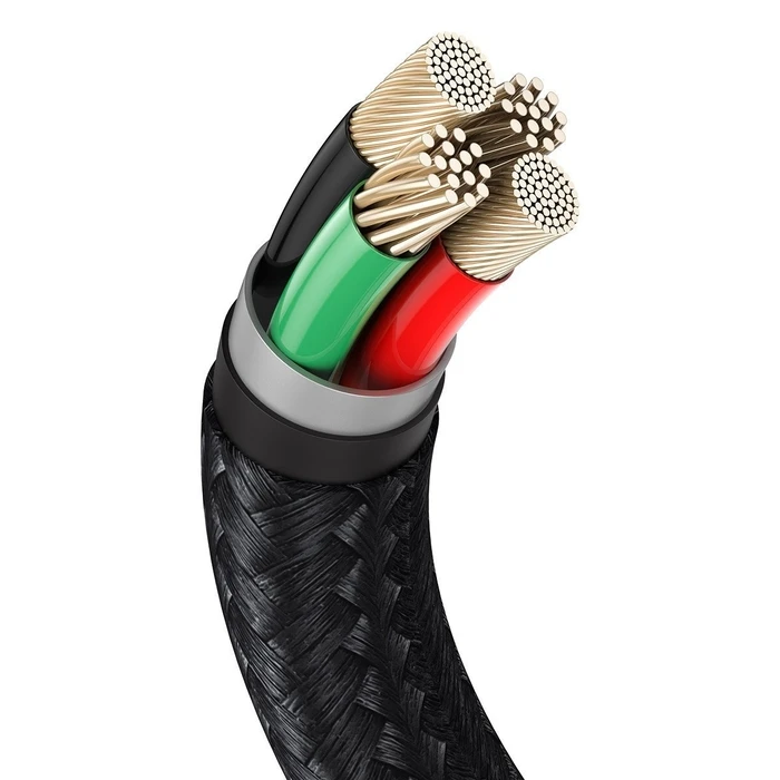 Καλώδιο USB to Lightning Baseus Cafule 2.4A 2m (black)