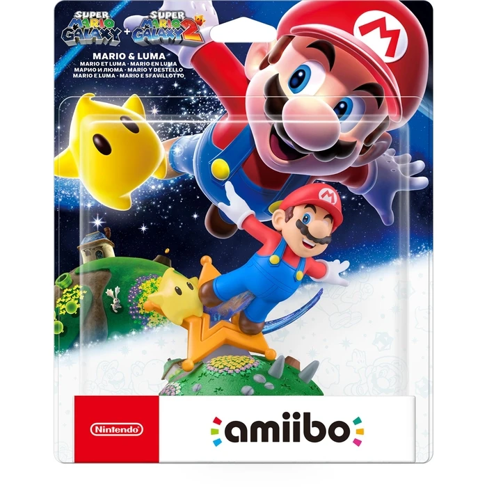 Nintendo Amiibo Mario & Luma Character Figure