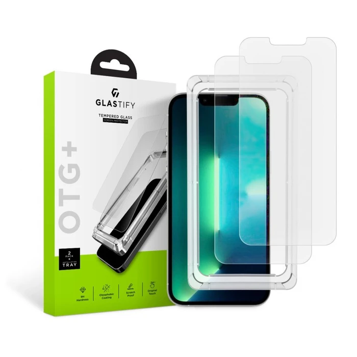 Glastify OTG+ Apple iPhone 14 Plus / 15 Plus [2 PACK]