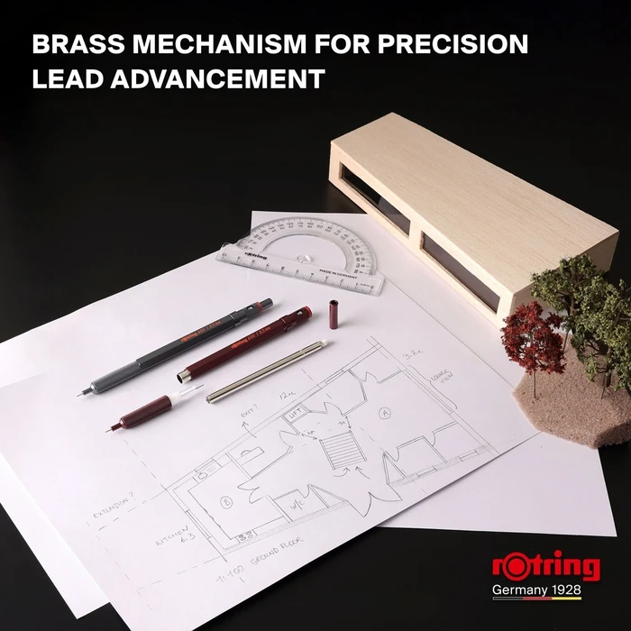 rOtring 600 Dark Stone Mechanical Pencil 0.5 mm