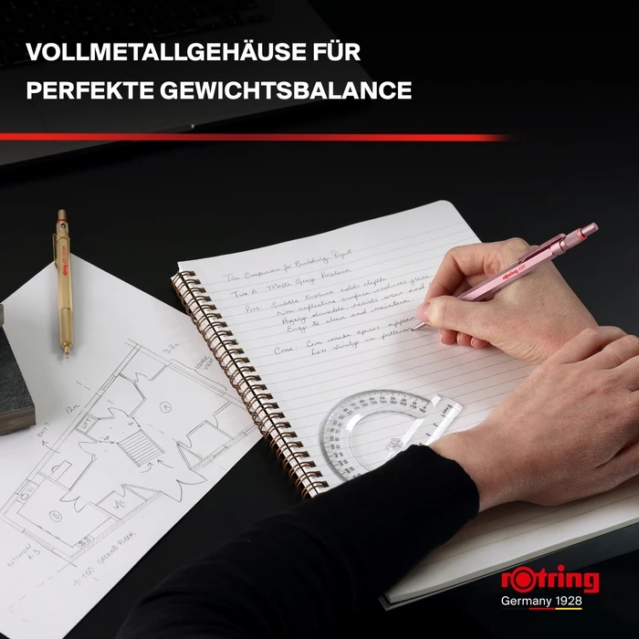 Rotring 600 Gold Mechanical Pencil 0.5mm