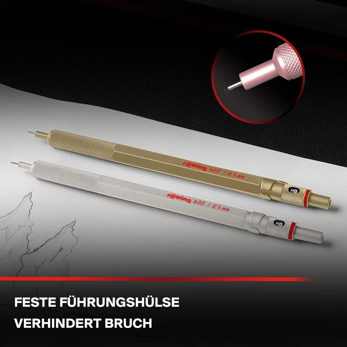 Rotring 600 Gold Mechanical Pencil 0.5mm