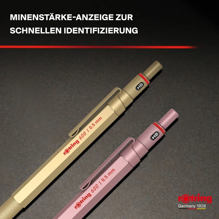 Rotring 600 Gold Mechanical Pencil 0.5mm