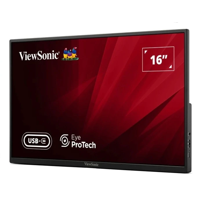 Φορητό Monitor 15.6" Viewsonic VA1650 IPS, HDMI, USB-C, Speakers