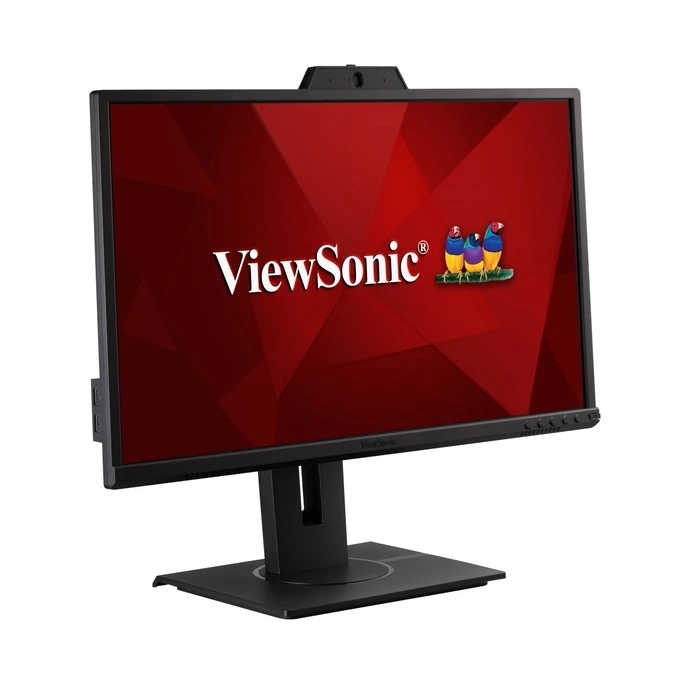 Monitor 23.8" Viewsonic Vg2440v Ips, Ergonomic, Hdmi, Dp, Speakers, Webcam