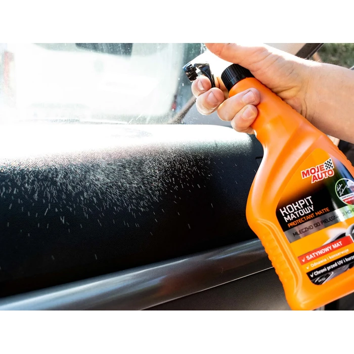 Σπρέι καθαρισμού/προστασίας πλαστικών Moje Auto 19-002, matte, 750ml