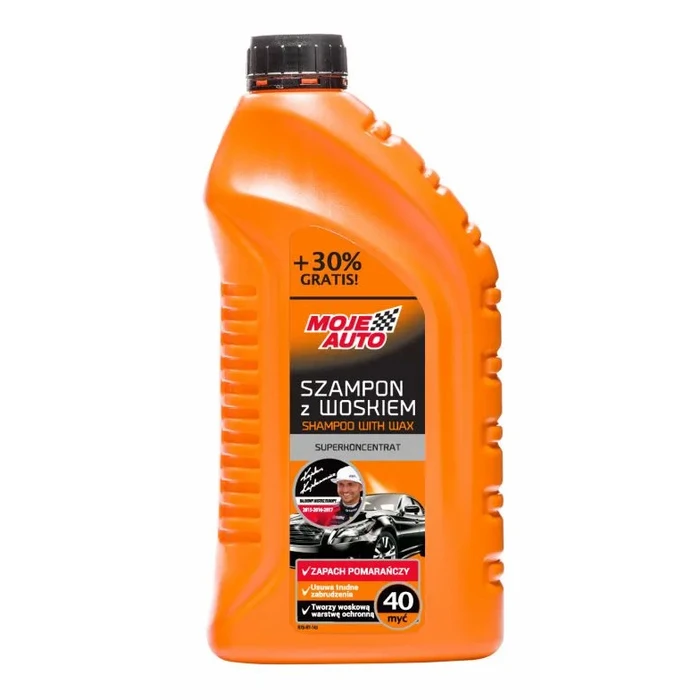 Σαμπουάν Αυτοκινήτου Moje Auto με κερί 19-027E, άρωμα πορτοκάλι, 1.3L