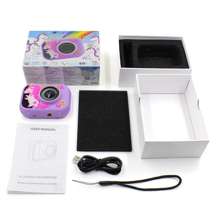 Action Camera Lamtech KID With SILICON CASE UNICORN POLLY