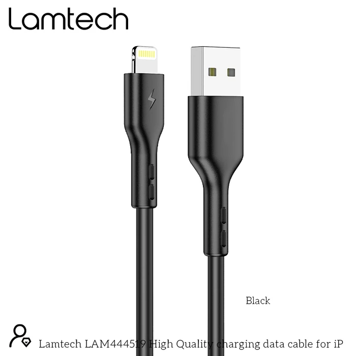 Καλώδιο Lightning Lamtech Lightning 1m Black
