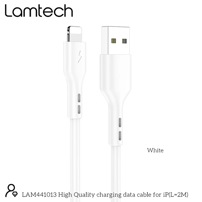 Καλώδιο Lightning Lamtech Lightning 2m WHITE