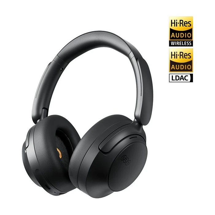 QCY Headphones H3S Black Type C Bluetooth 6 0 ANC