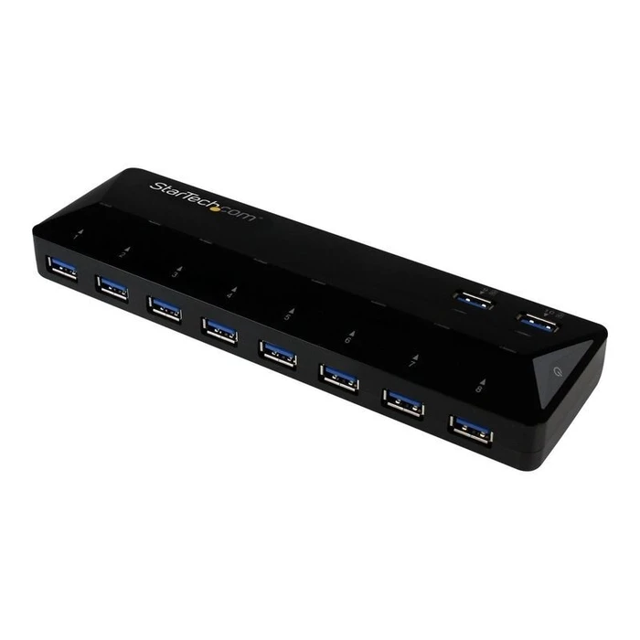 USB Hub StarTech 10 Port 3.0 with Charge and Sync Port - 2 x 1.5A Ports - and Fast Charge Station - 10 ports