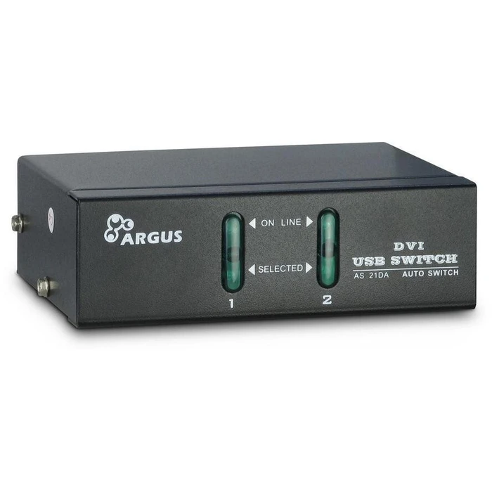 KVM Switch Inter-Tech KVM-AS-21DA Metall