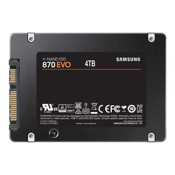 Σκληρός Δίσκος SSD 4TB Samsung 870 EVO MZ-77E4T0B - SATA 6Gb/s